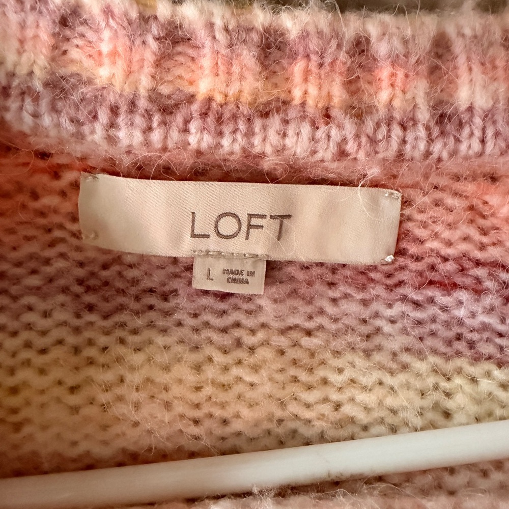 LOFT Multicolor Knit Sweater - Picture 2 of 6
